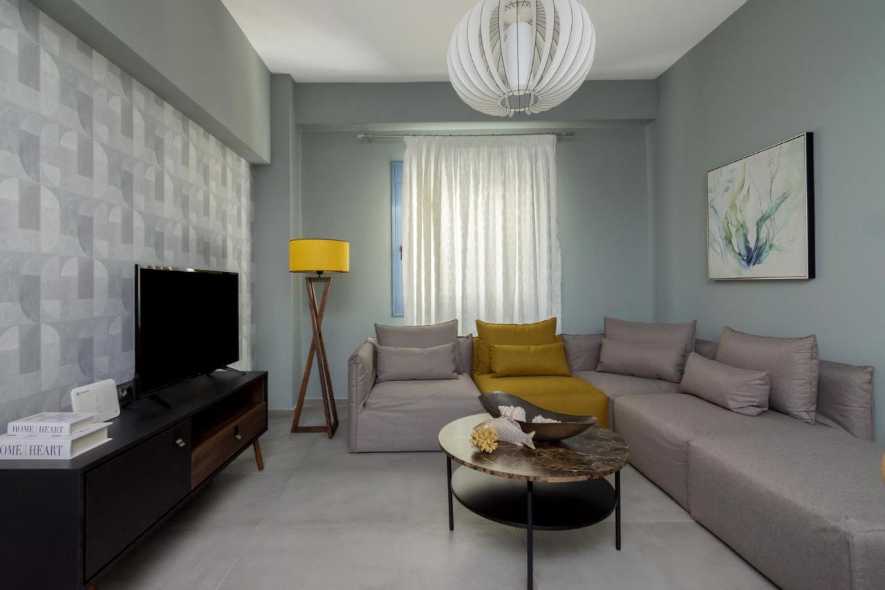 Hippy Designed 3Bedroom Apartment In Heraklion Exteriör bild